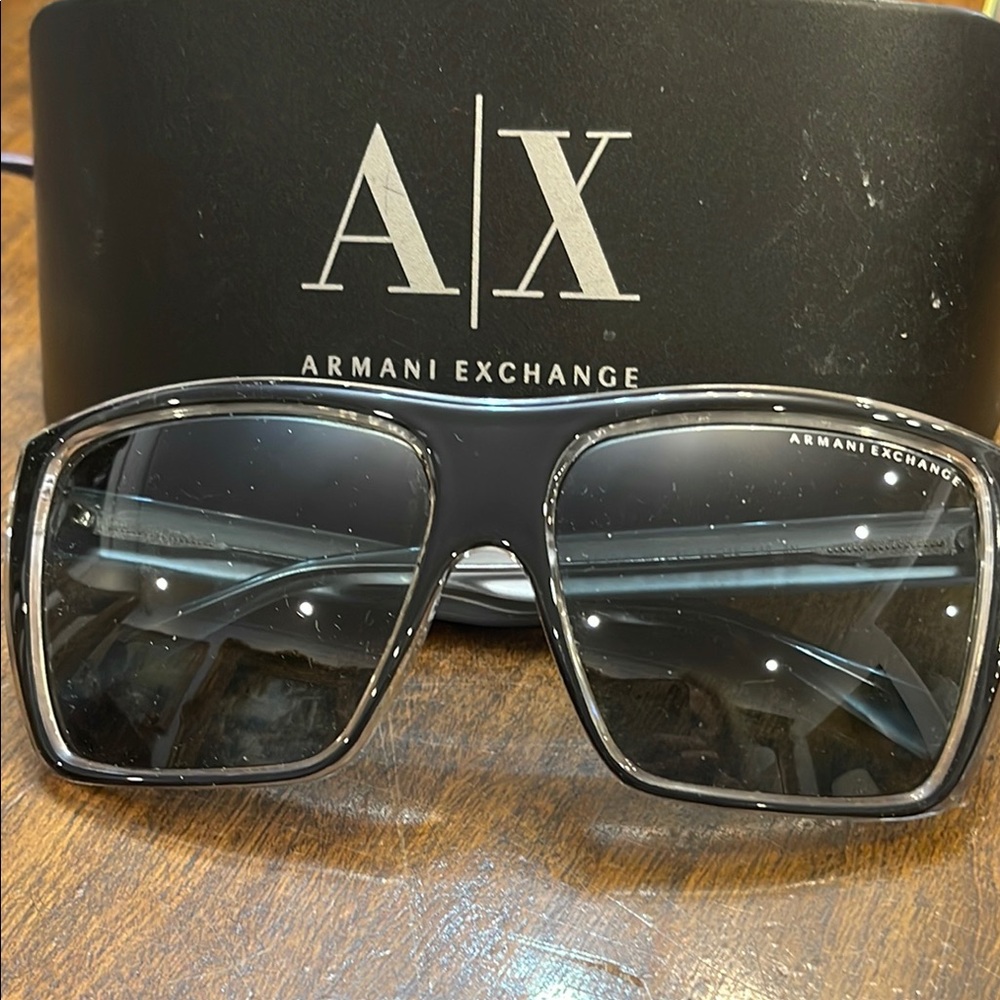 Armani Exchange Black Sunglasses